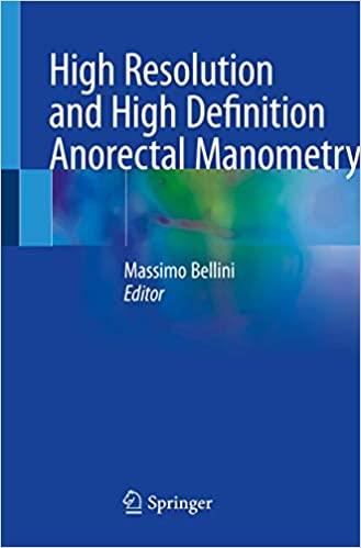 High Resolution And High Definition Anorectal Manometry