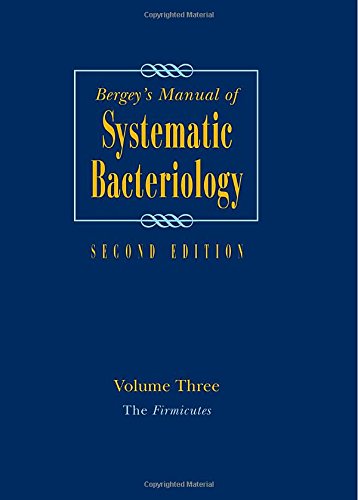 Bergeys Manual Of System Bacteriology The Firmicutes