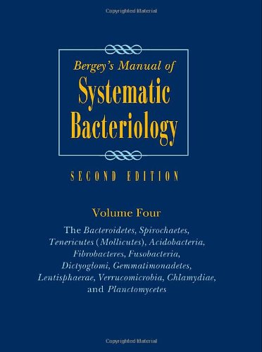 Bergeys Manual Of System Bacteriology The Bacteroidetes Spirochaetes
