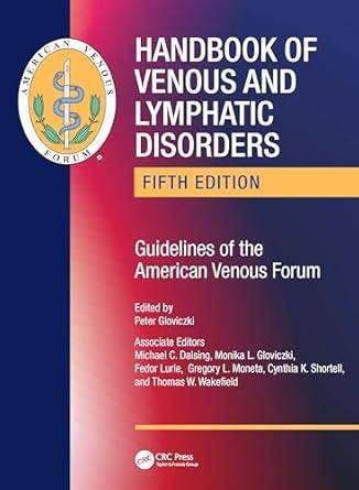 Handbook Of Venous And Lymphatic Disorders