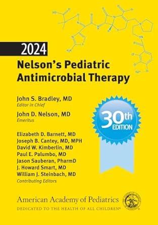 2024 Nelson Pediatric Antimicrobial Therapy